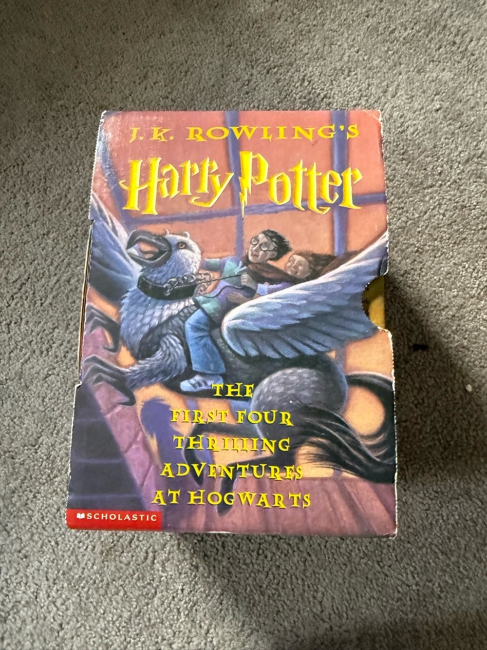 Vintage scholastic 1999 Harry Potter books 1-4 set